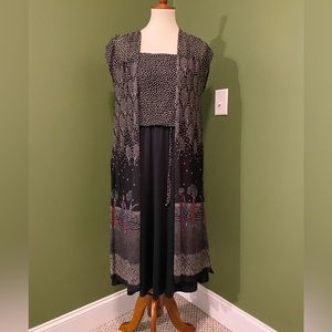 1970’s Vintage Sundress with Duster/Vest